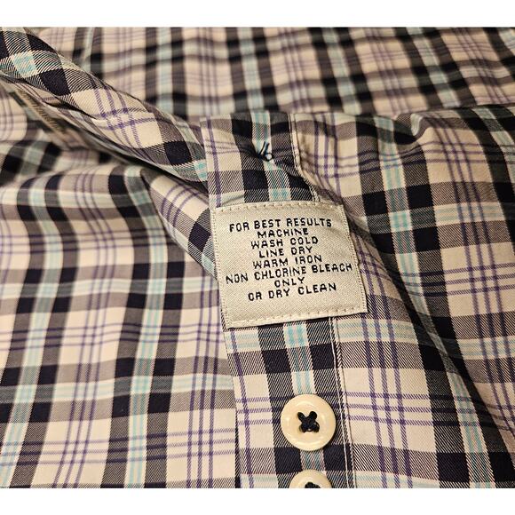 Men's Peter Millar Button Down Long Sleeve XL - Picture 5 of 9